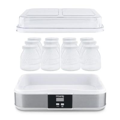 Yaourtière 12 pots HKoenig: Pratique et Compact