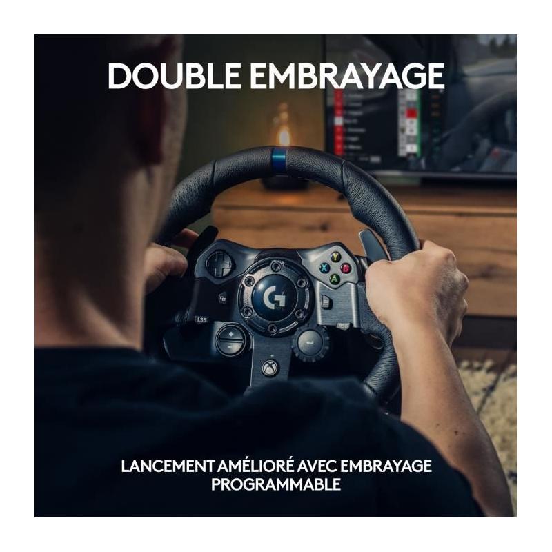 Volant de course et pédales G923 - Logitech G - Xbox/PC - Compact & performant