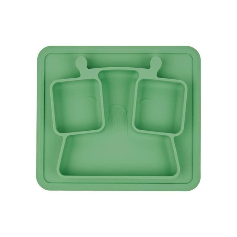 Assiette compartiments anti-dérapante 4m+ - Pratique et sécuritaire