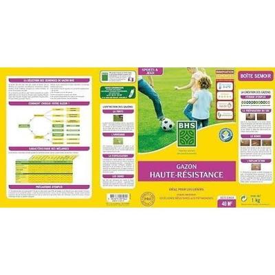 Gazon BHS Haute Résistance 1KG - Pour Usage Intensif