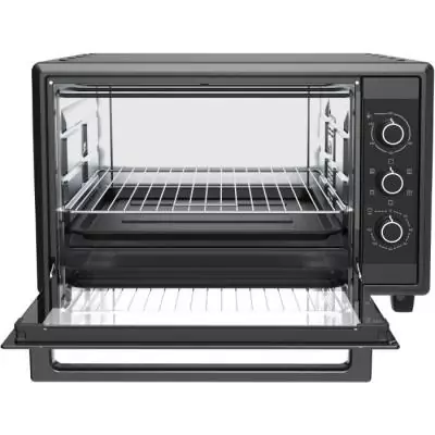 Four multifonction 55L 2200W avec tournebroche noir - FC55MUBSL