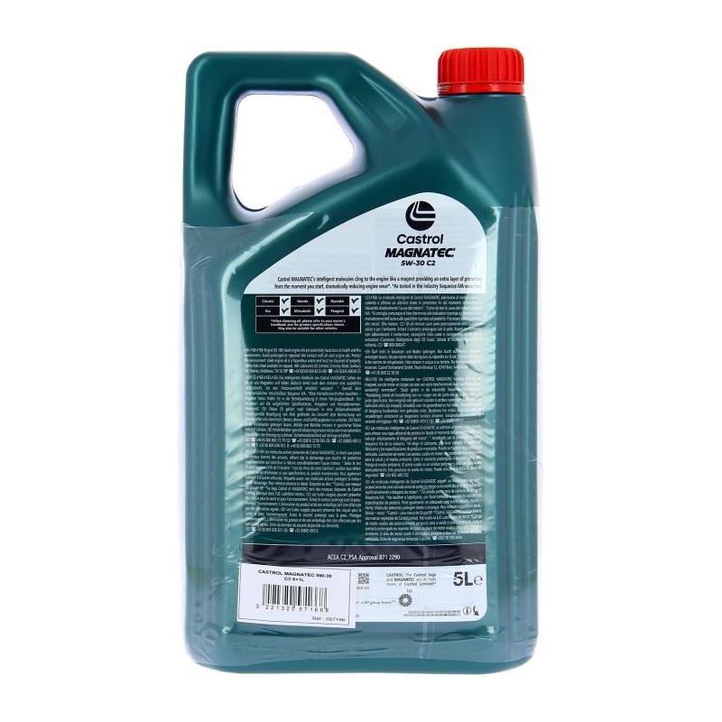 Huile Moteur CASTROL MAGNATEC 5W-30 C2 5L+1L - Performances exceptionnelles