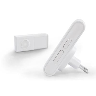 Sonnette sans fil EcoBell 100 - 25 mélodies - Portée 100m - Blanc