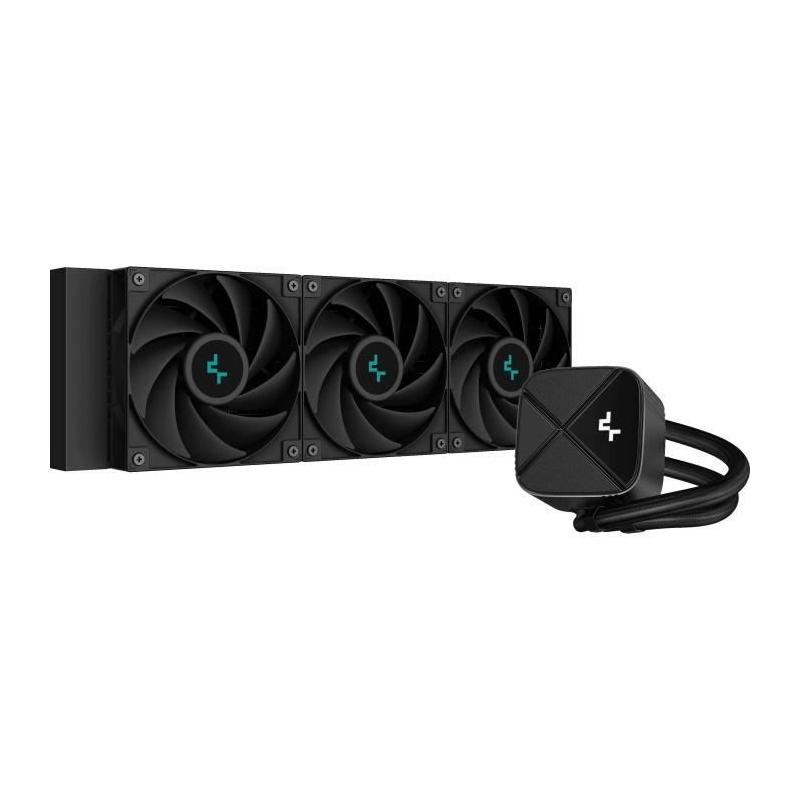 Refroidissement AIO DEEPCOOL LS720S Zero Dark - 3x120mm - Noir