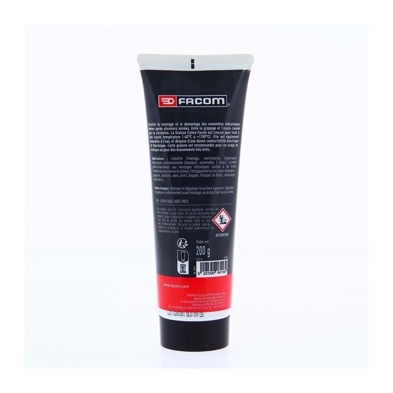 Graisse cuivre FACOM - 200g, Efficace et Performante