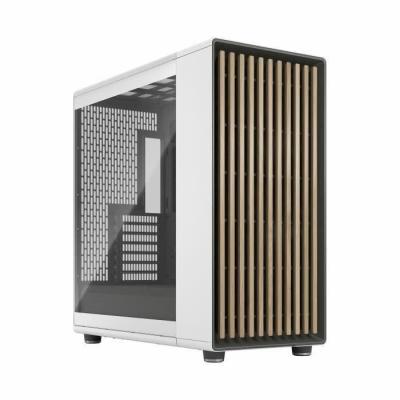 Boîtier PC Design Élégant en Bois et Alliage - FRACTAL DESIGN North XL WhiteTG