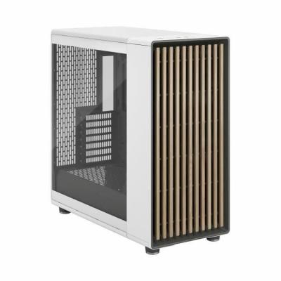 Boîtier PC Design Élégant en Bois et Alliage - FRACTAL DESIGN North XL WhiteTG
