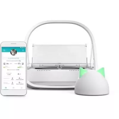 SUREFEED Distributeur de nourriture intelligent - Blanc (27x39x27 cm)