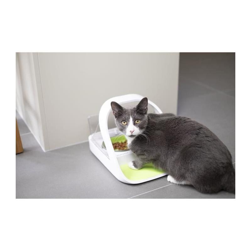 SUREFEED Distributeur de nourriture intelligent - Blanc (27x39x27 cm)