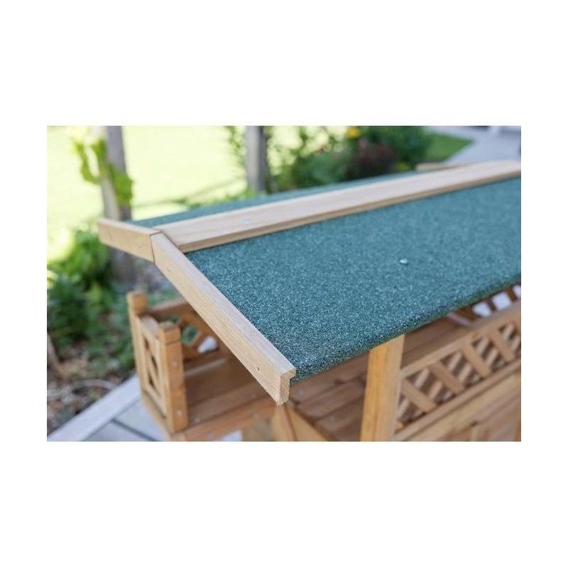Abri chic pour chat - KERBL Lodge en bois - 77 x 50 x 73 cm