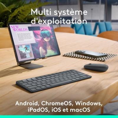Clavier universel KEYS-TO-GO 2, Bluetooth - Graphite