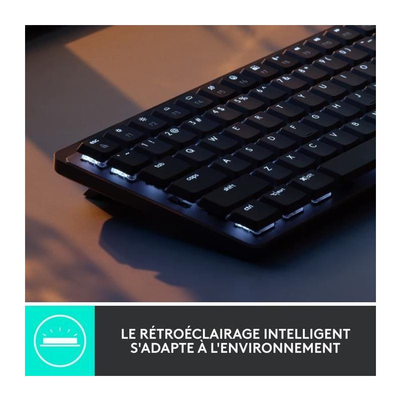 Clavier Logitech MX MECHANICAL - Sans fil et retroeclairé