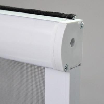 Moustiquaire de fenêtre L125 x H145 cm - Aluminium laqué blanc