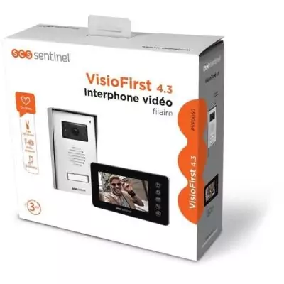 Interphone vidéo filaire VisioFirst 4.3 - SCS SENTINEL - Garantie 3 ans Interphone vidéo filaire VisioFirst 4.3 - SCS SENTINEL - Garantie 3 ans