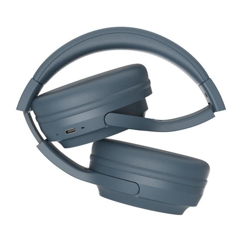 Casque sans fil RYGHT TEMPO Gris Bleu - Dimensions compactes