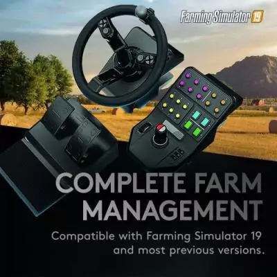 Contrôleur de simulation de tracteur Logitech G Saitek - Accessoire pour PC