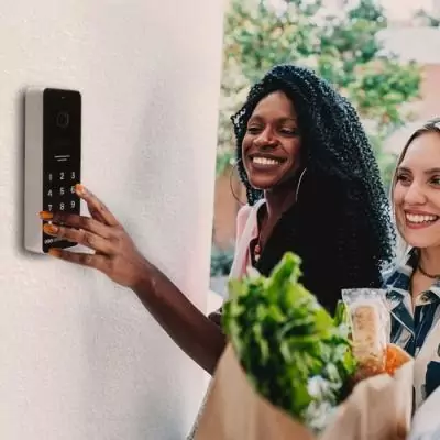 Interphone vidéo connecté avec clavier à code - SCS SENTINEL