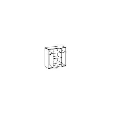 Armoire 4 portes blanc - L 180 x P 56 x H 199 cm