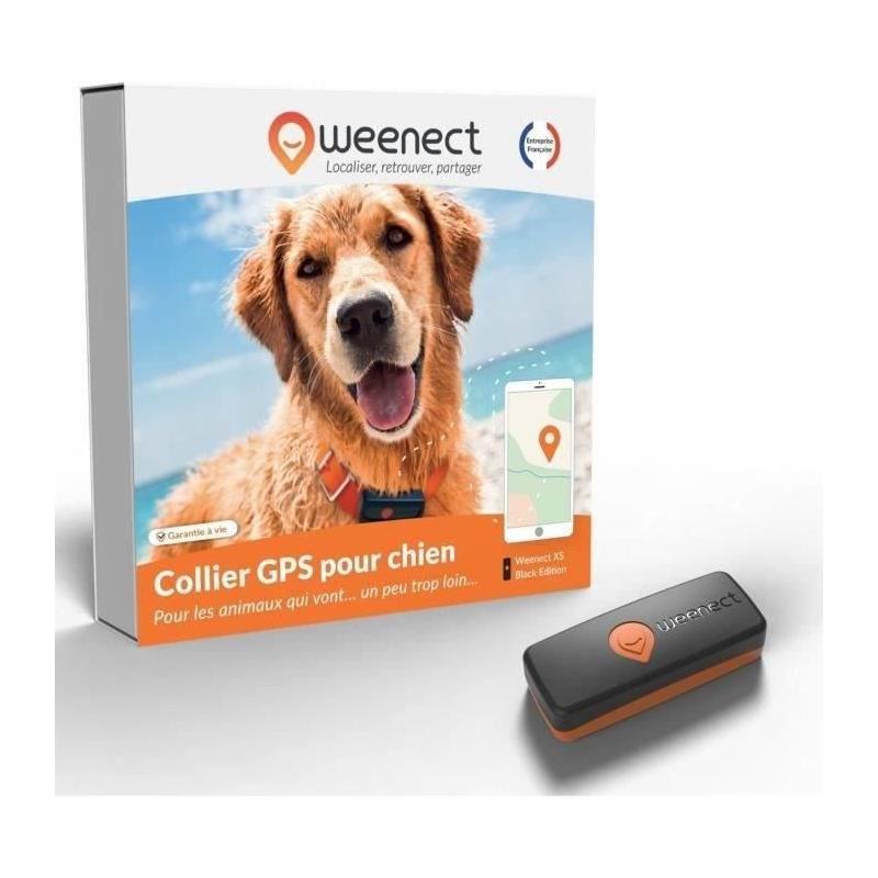 Traceur GPS pour Chien - Weenect XS (Black Edition 2023) - Idéal pour la chasse