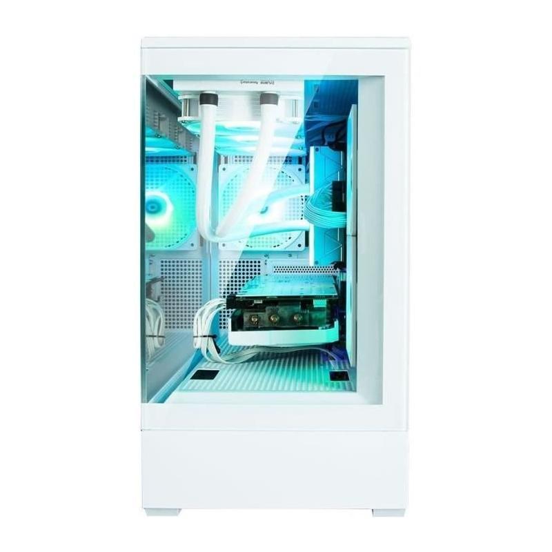 Boitier PC ZALMAN P30 Blanc - Mini tour Micro-ATX LED A-RGB