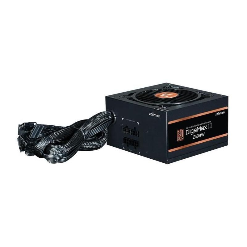 Alimentation PC ZALMAN GigaMaxIII 850W v2 (80+Bronze) - Puissance 850W