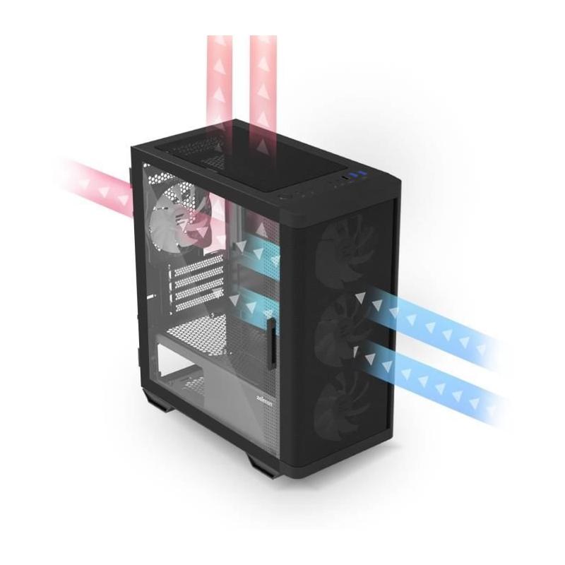 Boitier PC ZALMAN M4 ARGB (Noir) - Moyen tour M-ATX