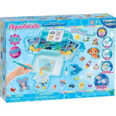 Jouet AQUABEADS - Atelier de création - Perles multicolores/Bleu