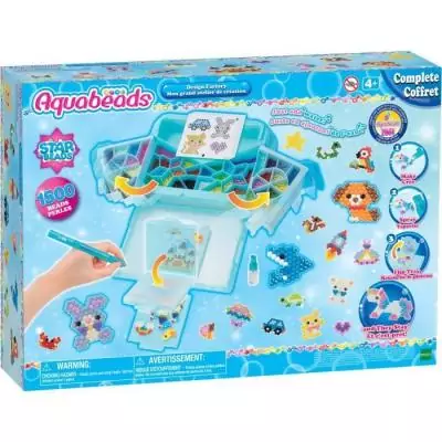 Jouet AQUABEADS - Atelier de création - Perles multicolores/Bleu