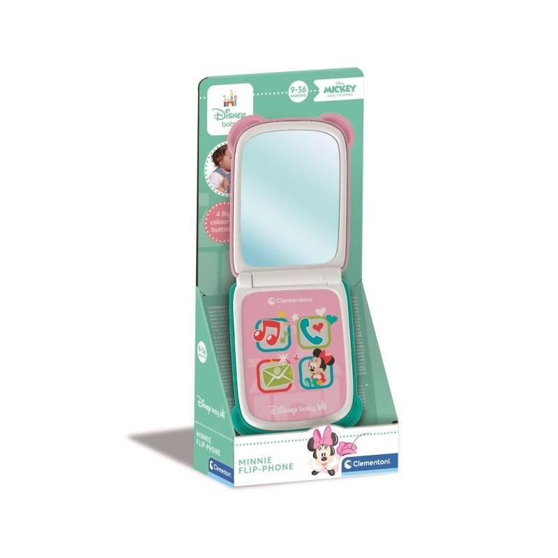 Jouet interactif - Téléphone à clapet Minnie - CLEMENTONI