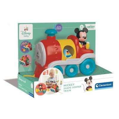 CLEMENTONI - Le train des formes de Mickey: jouet d'éveil ludique