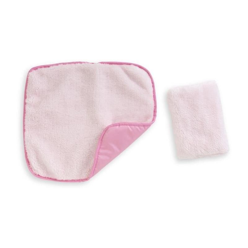 Accessoires poupons COROLLE - Couffin Peluche Rose - 36/42cm