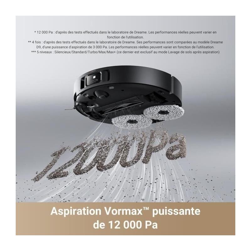 Aspirateur Robot DREAME X40 8 en 1 - Navigation Intelligente