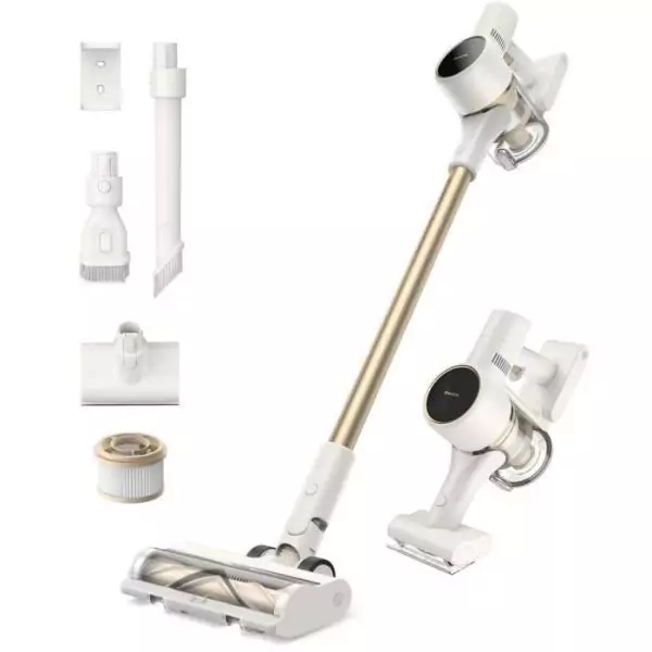 DREAME R10 - Aspirateur Balai sans Fil - Puissance 120AW, Autonomie 60 Min - Filtration avancée - Brosse Multi-Surfaces