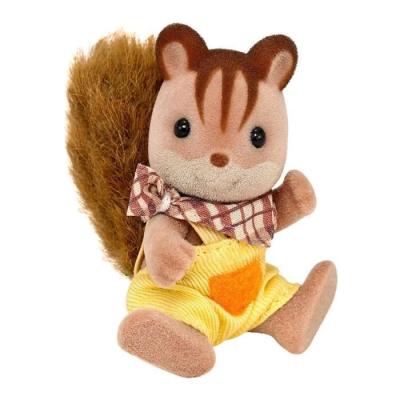 Figurine miniature Famille Écureuil Roux - SYLVANIAN FAMILIES - Idéal pour les enfants dès 3 ans
