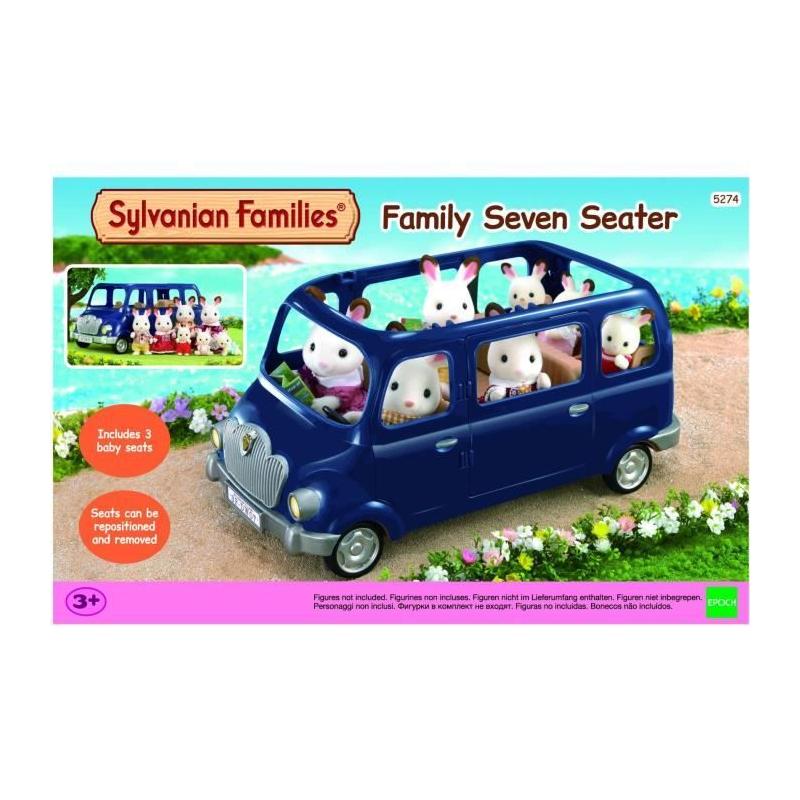 Figurines miniatures Monospace 7 places pour SYLVANIAN FAMILIES
