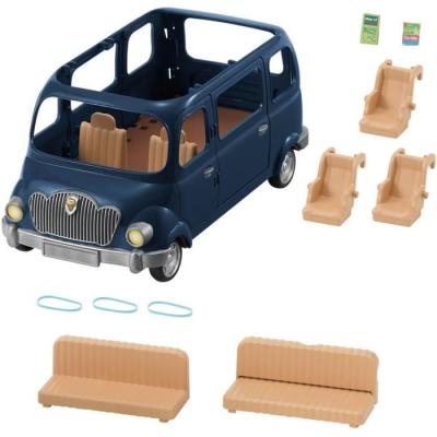 Figurines miniatures Monospace 7 places pour SYLVANIAN FAMILIES