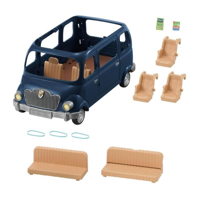 Figurines miniatures Monospace 7 places pour SYLVANIAN FAMILIES