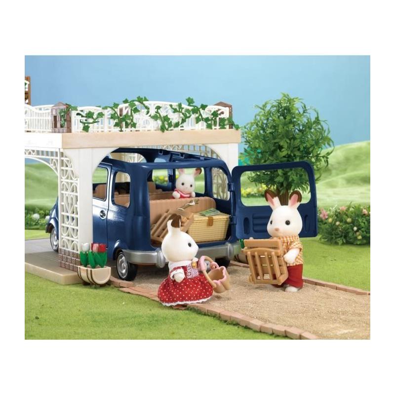 Figurines miniatures Monospace 7 places pour SYLVANIAN FAMILIES