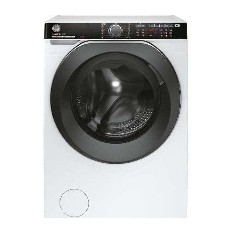 Lave-linge Hoover HWP 610AMBC/1-S: 10kg, Induction, Vapeur - Blanc