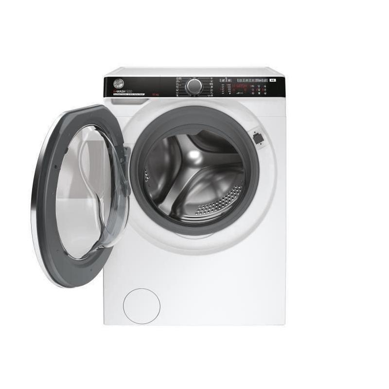 Lave-linge Hoover HWP 610AMBC/1-S: 10kg, Induction, Vapeur - Blanc