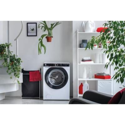 Lave-linge Hoover HWP 610AMBC/1-S: 10kg, Induction, Vapeur - Blanc