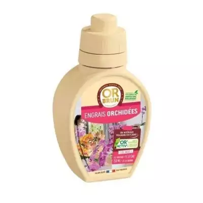 Boostez la croissance de vos orchidées avec l'engrais OR BRUN 250 ml