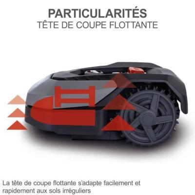 Tondeuse Robot Connectée Scheppach RoboCut L500 | 400m² | WiFi & Bluetooth