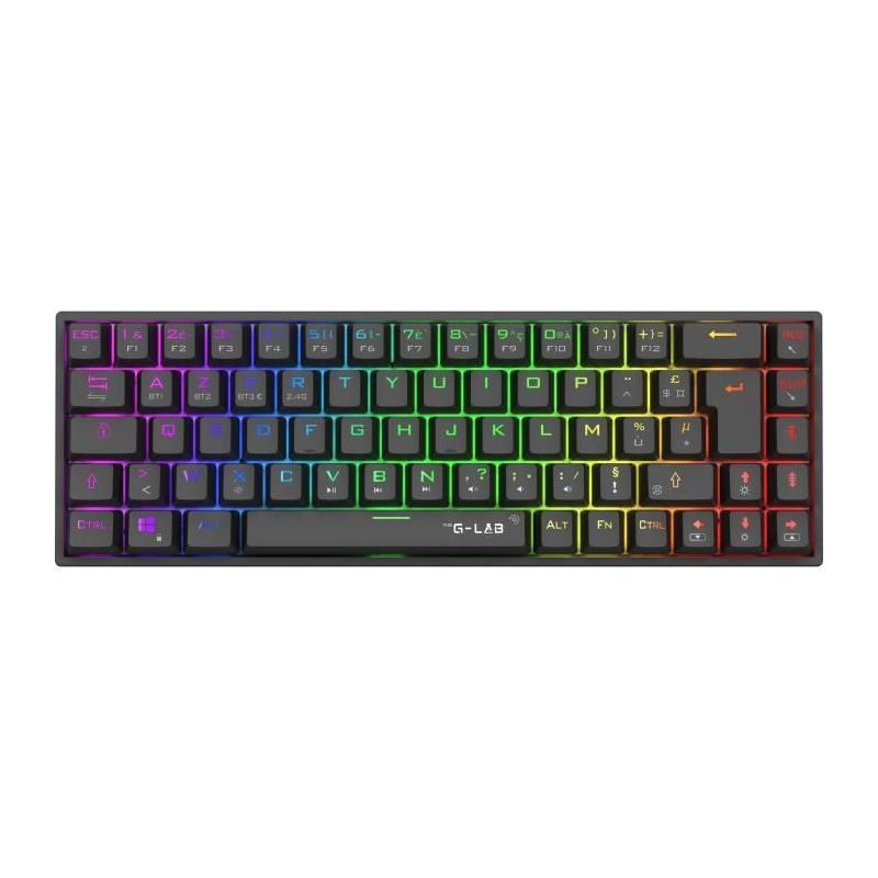 Clavier Gamer Triple Mode - The G-Lab KEYZ TITAN - Sans Fil - RGB