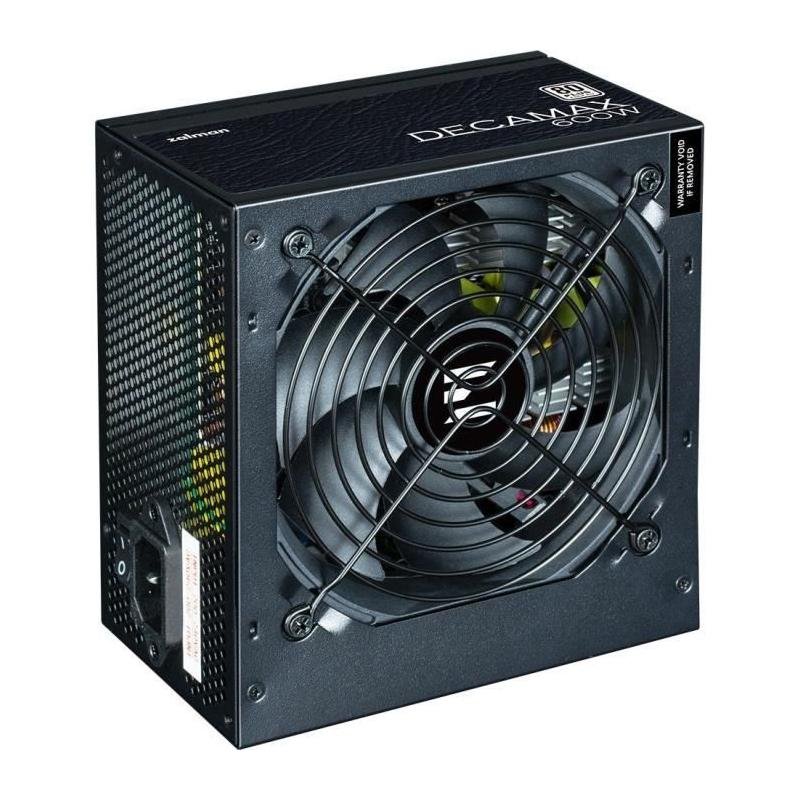 Alimentation PC ZALMAN DecaMax 600W - Noir