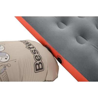 Matelas Double Roll & Relax Gonflable pour Camping 203x183x22 cm