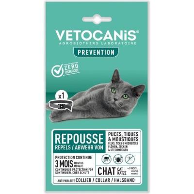 Collier antiparasitaire chat efficace - 14x10x3 cm