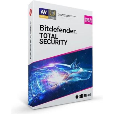Bitdefender Total Security 2022 - Protégez 10 appareils pendant 2 ans