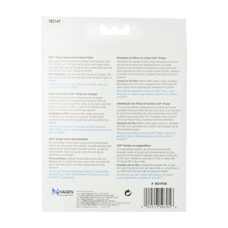 Recharge 2 filtres charbon pour maison de toilette - Efficacité garantie