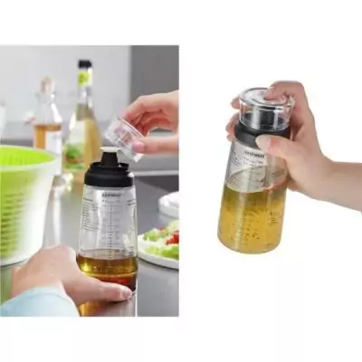 Shaker vinaigrette pratique 300ml Leifheit - Anti-goutte